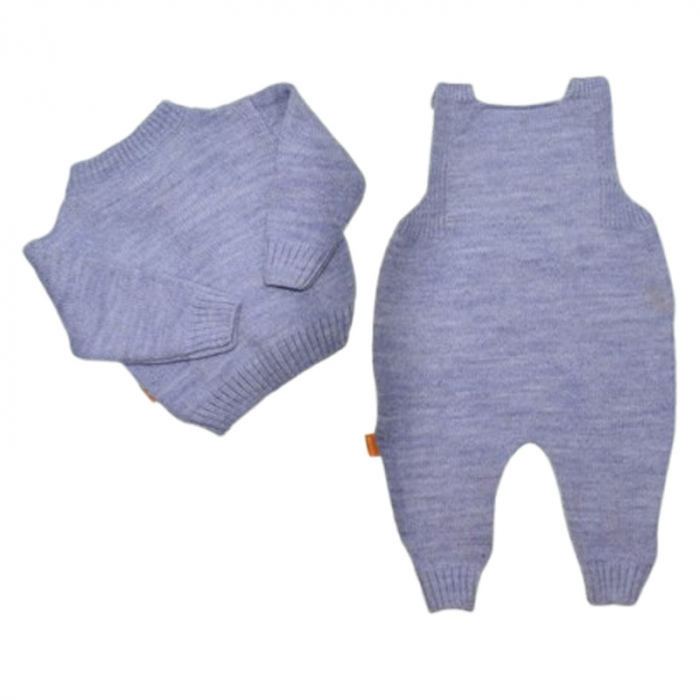 Compleu format din 2 piese, pentru baieti, Mini Junior 2085A, Albastru deschis [2]