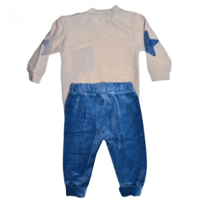Compleu format din 2 piese, pentru baieti, Mini Junior 2105A, Albastru [3]