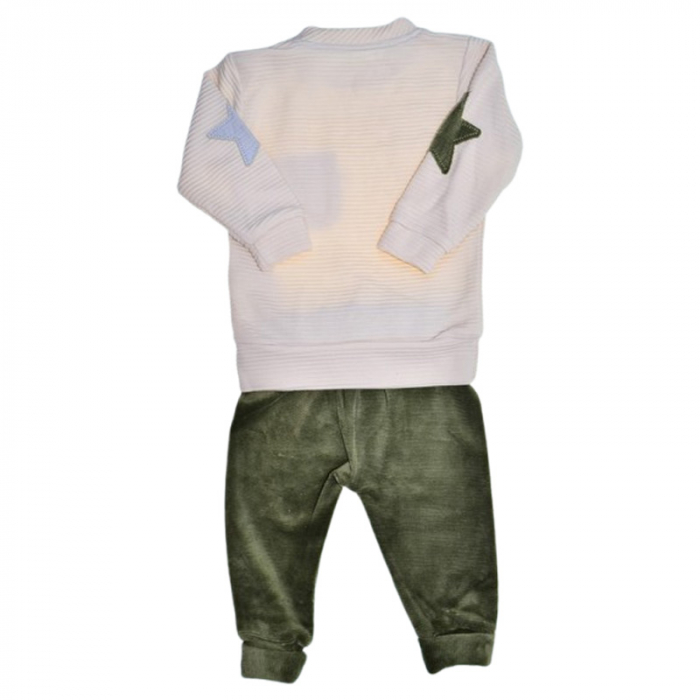 Compleu format din 2 piese, pentru baieti, Mini Junior 2105V, Verde [3]