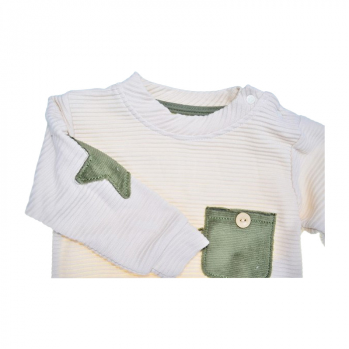 Compleu format din 2 piese, pentru baieti, Mini Junior 2105V, Verde [2]