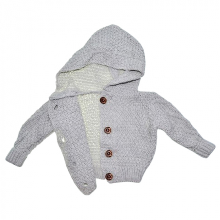 Compleu format din 2 piese, pentru baieti, Mini Junior 7821G, Gri [5]