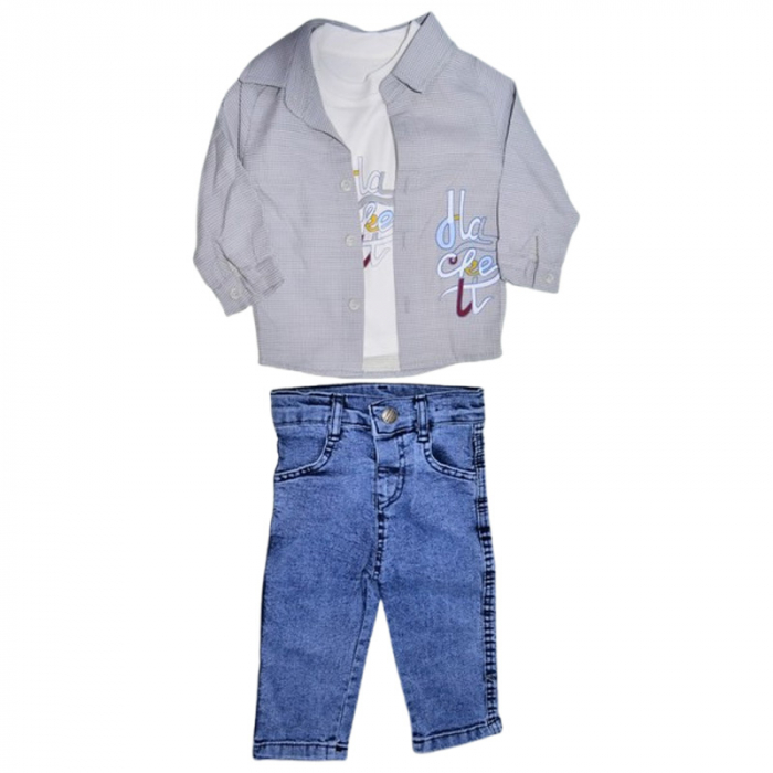 Compleu, format din 3 piese, pentru baieti, Mini Junior 0969M, Multicolor [1]