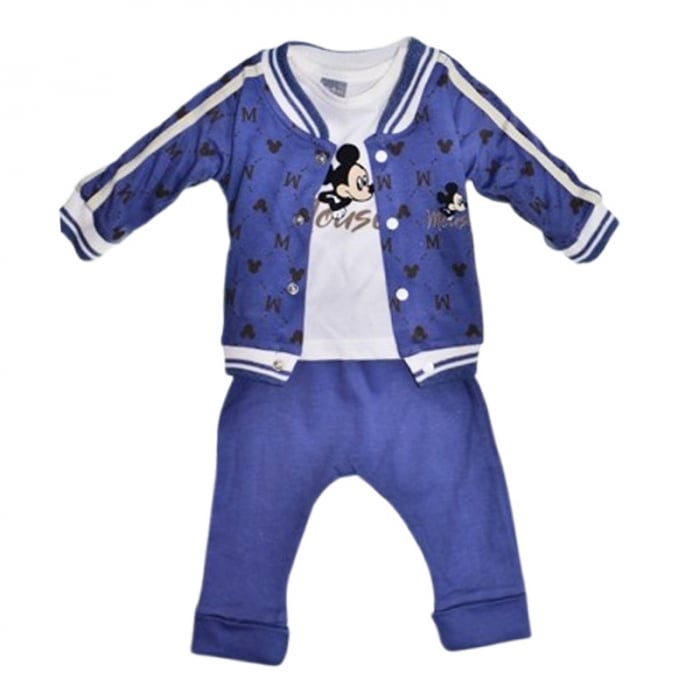 Compleu format din 3 piese, pentru baieti, Mini Junior 14154A, Albastru [1]