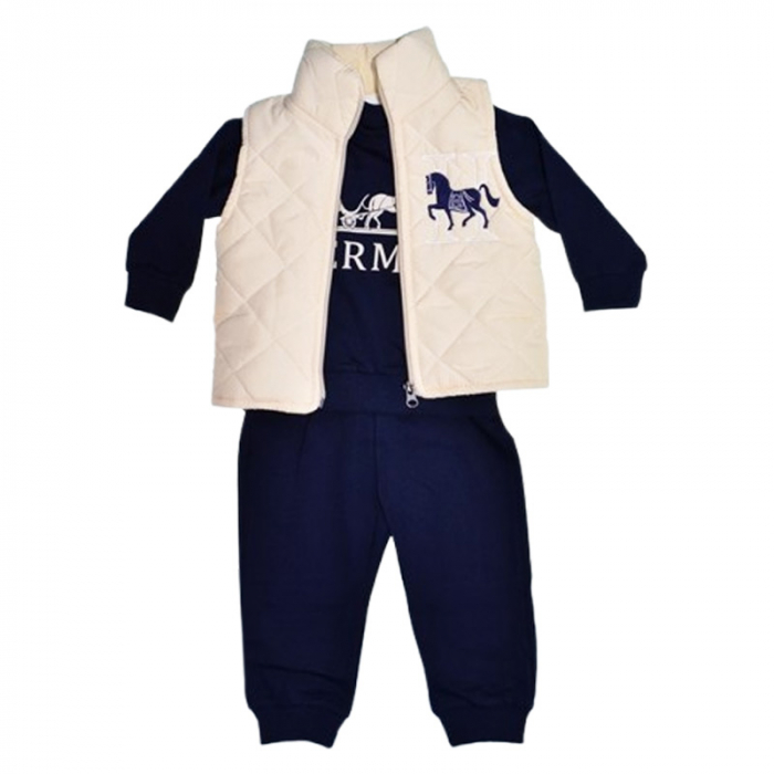 Compleu format din 3 piese, pentru baieti, Mini Junior 2059B, Bleumarin [1]