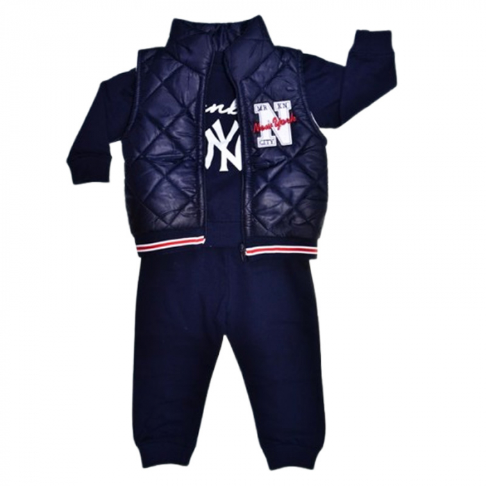 Compleu format din 3 piese, pentru baieti, Mini Junior 2080B, Bleumarin [1]
