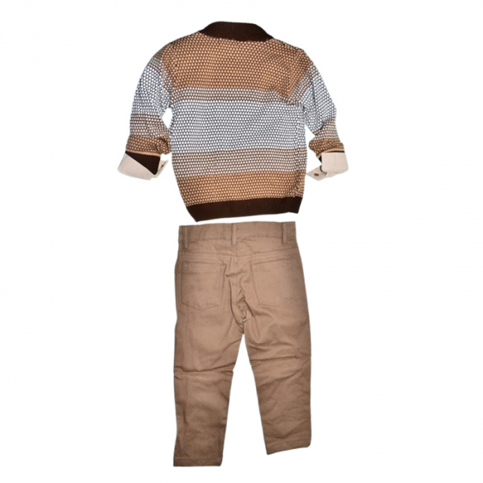 Compleu format din 4 piese, pentru baieti, Mini Junior CMP2775, Maro [2]