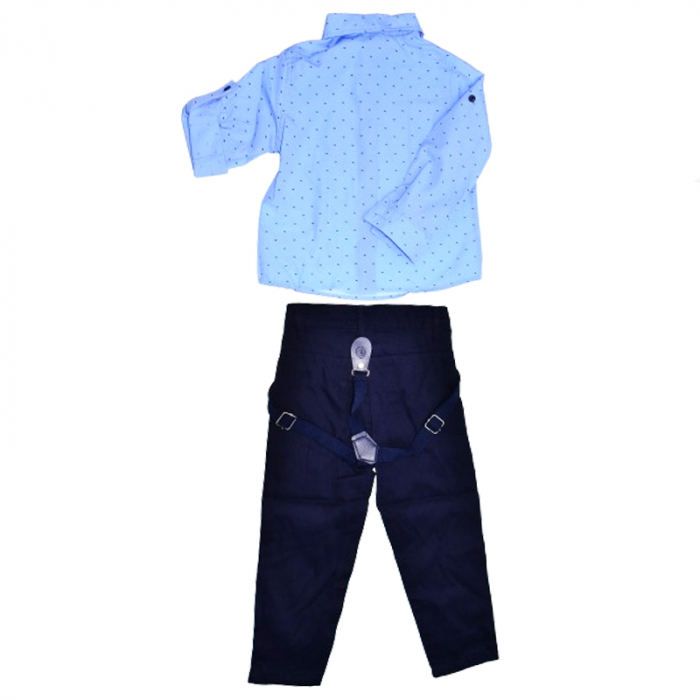 Compleu format din 4 piese pentru baieti Mini Junior COMP-2407, Albastru [2]