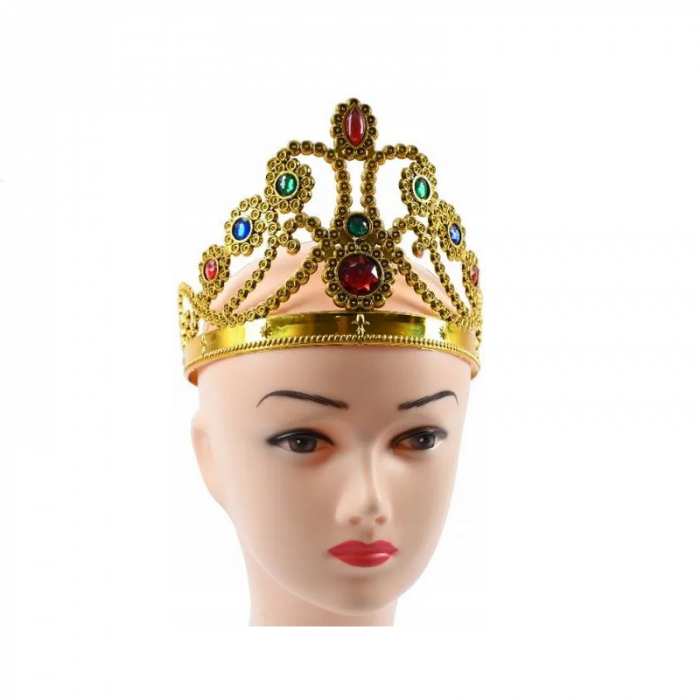 Coronita printesa cu pietre, ajustabila Midex D42639, Auriu [2]