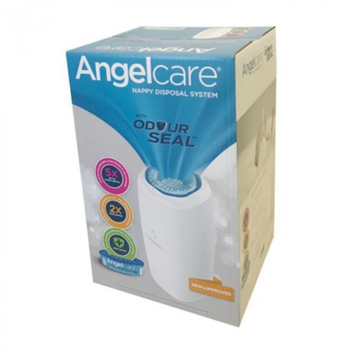 Cos ermetic plus 5 bucati scutece  Angelcare 0781C, Alb [6]
