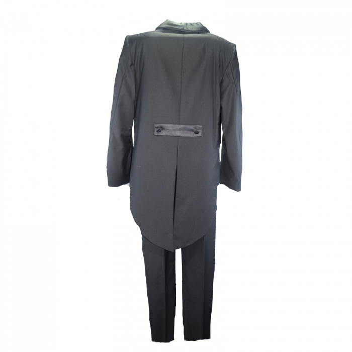 Costum 3 piese pentru baieti LA Kids 1704_128 cm, Negru [2]