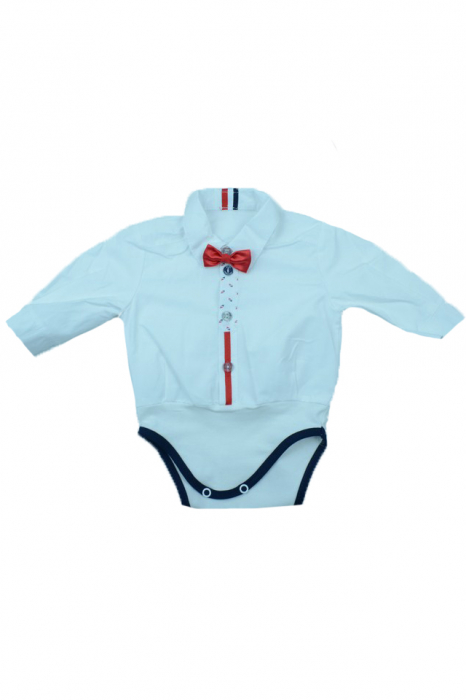 Costum botez 5 piese pentru baieti Baby Colibra 8110062 [4]