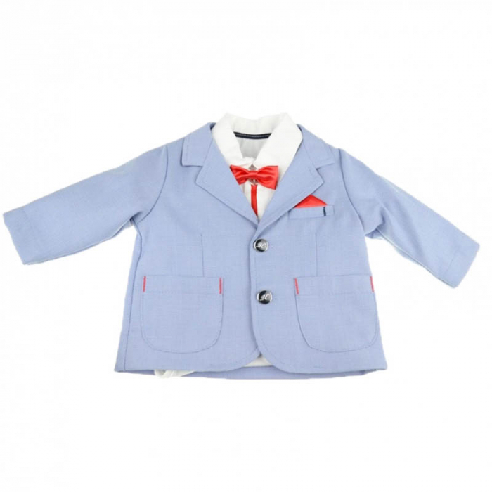Costum botez 5 piese pentru baieti Colibra 8072062 [2]