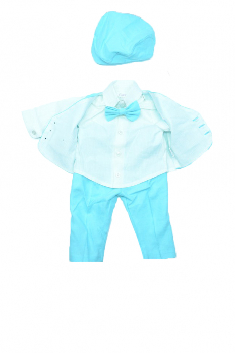 Costum botez 5 piese pentru baieti Colibri CCB-003 [3]