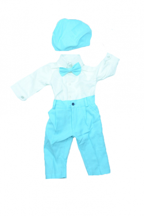 Costum botez 5 piese pentru baieti Colibri CCB-003 [5]