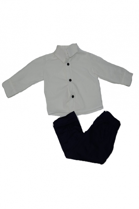 Costum botez 5 piese pentru baieti Micul Vip CBMBB4-B [4]