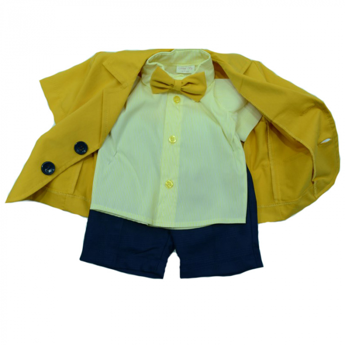 Costum botez 5 piese pentru baieti Micul Vip MCVB6 [2]