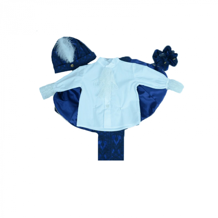 Costum botez 5 piese pentru baieti Mini Junior CBB-001 [5]