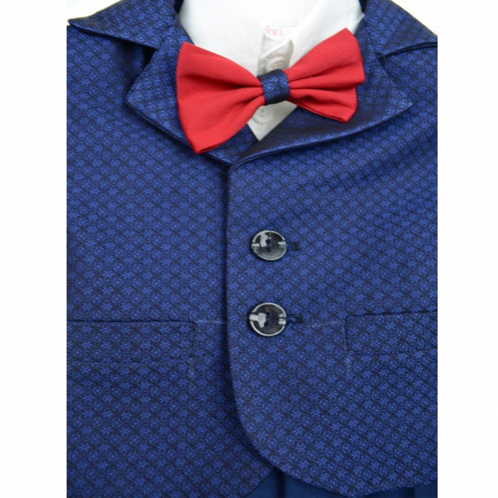 Costum botez 6 piese pentru baieti Colibri 2054B [4]