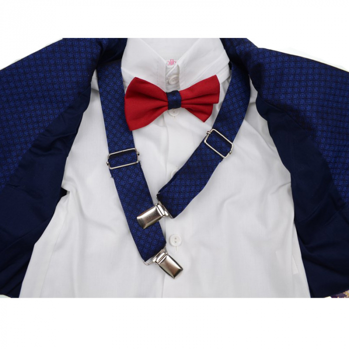 Costum botez 6 piese pentru baieti Colibri 2054B [2]