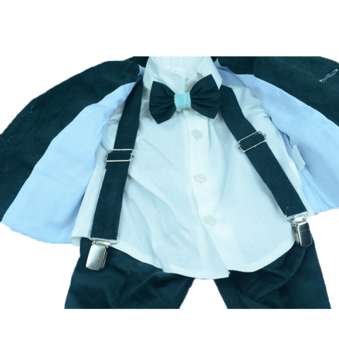 Costum botez 6 piese pentru baieti Colibri CEB1-V [3]