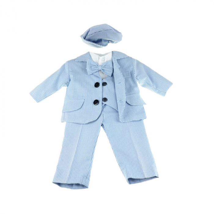 Costum botez 6 piese pentru baieti Micul Vip MCVB11 [1]