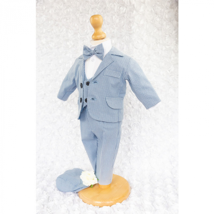 Costum botez 6 piese pentru baieti Micul Vip MCVB11 [7]