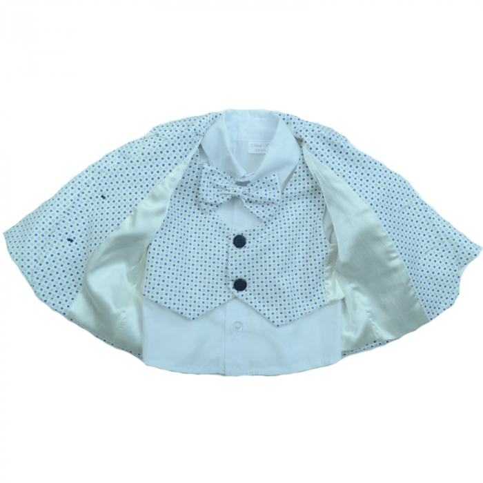 Costum botez 6 piese pentru baieti Micul Vip MCVB2 [4]