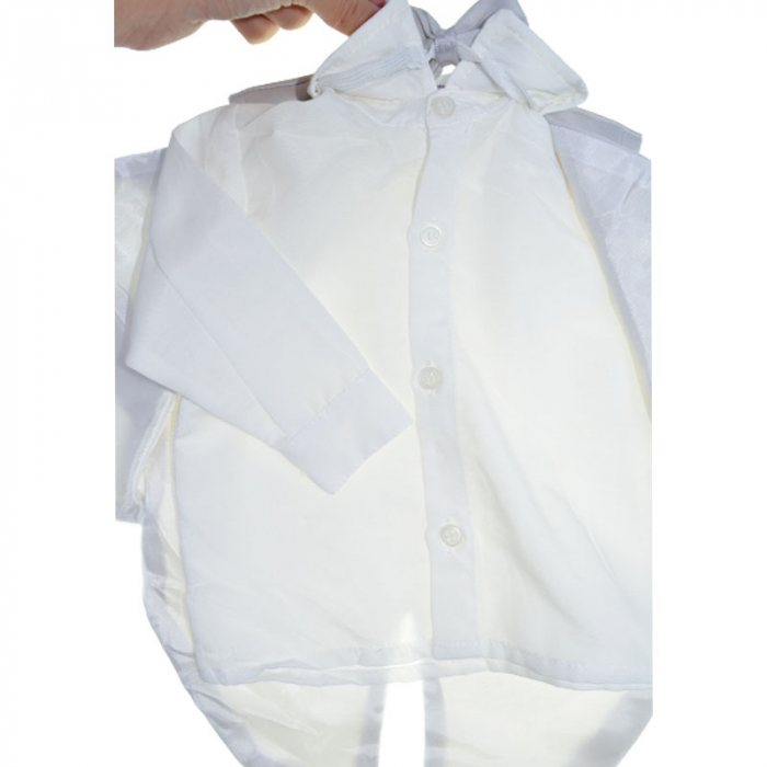 Costum botez din 5 piese pentru baieti Babylia 030823, Gri [4]