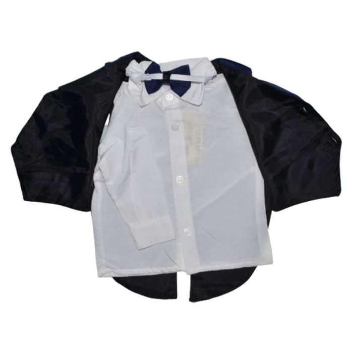 Costum botez din 5 piese pentru baieti Babylia 030823-3, Bleumarin [3]