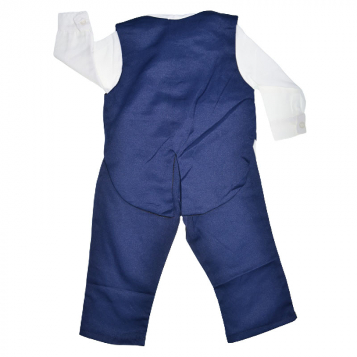 Costum botez din 5 piese pentru baieti Babylia 030823-3, Bleumarin [2]