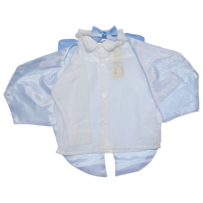 Costum botez din 5 piese pentru baieti Babylia 030823-4, Albastru [3]