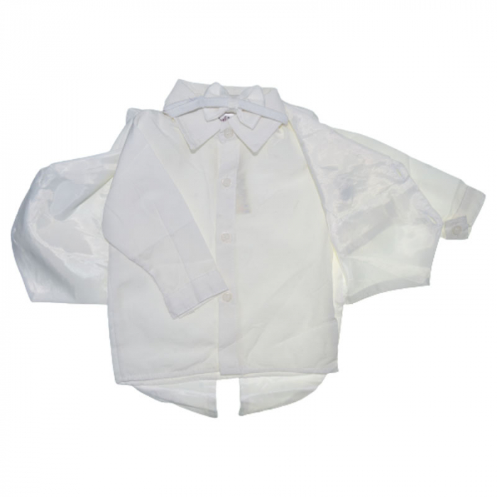 Costum botez din 5 piese pentru baieti Babylia 030823-1, Alb [3]