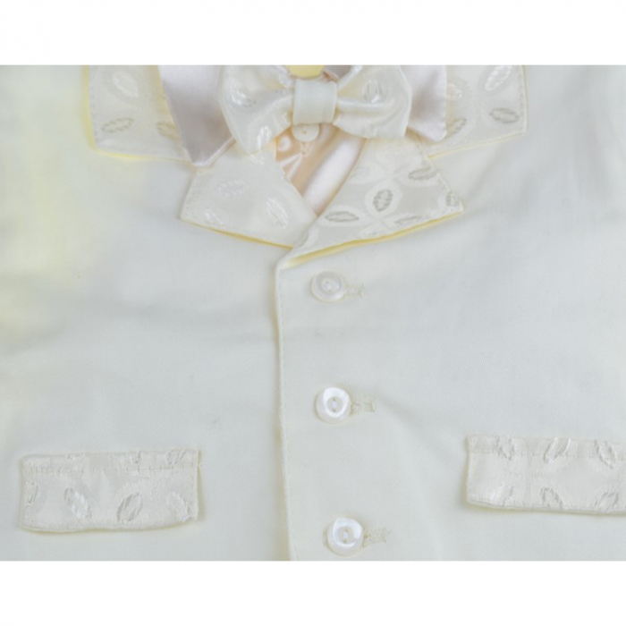 Costum de botez 4 piese pentru baieti Mini Junior CEB-37 [3]