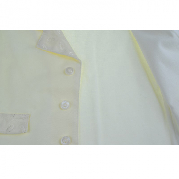 Costum de botez 4 piese pentru baieti Mini Junior CEB-37 [4]