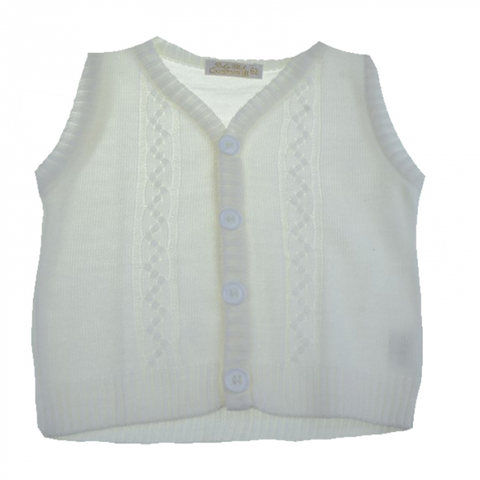 Costum de botez 4 piese pentru baieti Mini Junior CEB-38 [5]