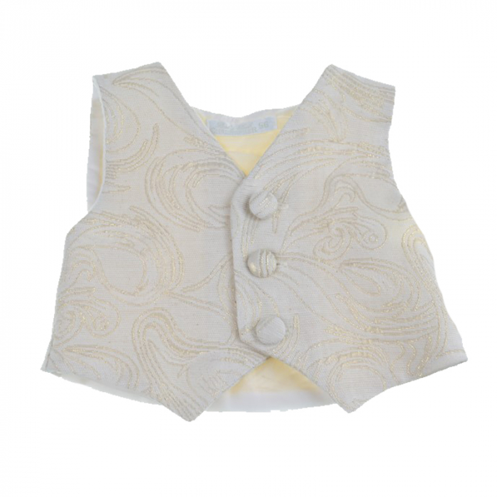 Costum de botez 5 piese pentru baieti Christopher Baby Club CEB-34 [4]
