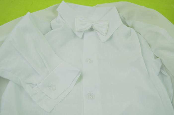 Costum de botez 5 piese pentru baieti Mini Junior CBB2C [3]