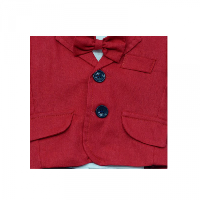 Costum de botez 6 piese pentru baieti Micul Vip MCVB8 [3]
