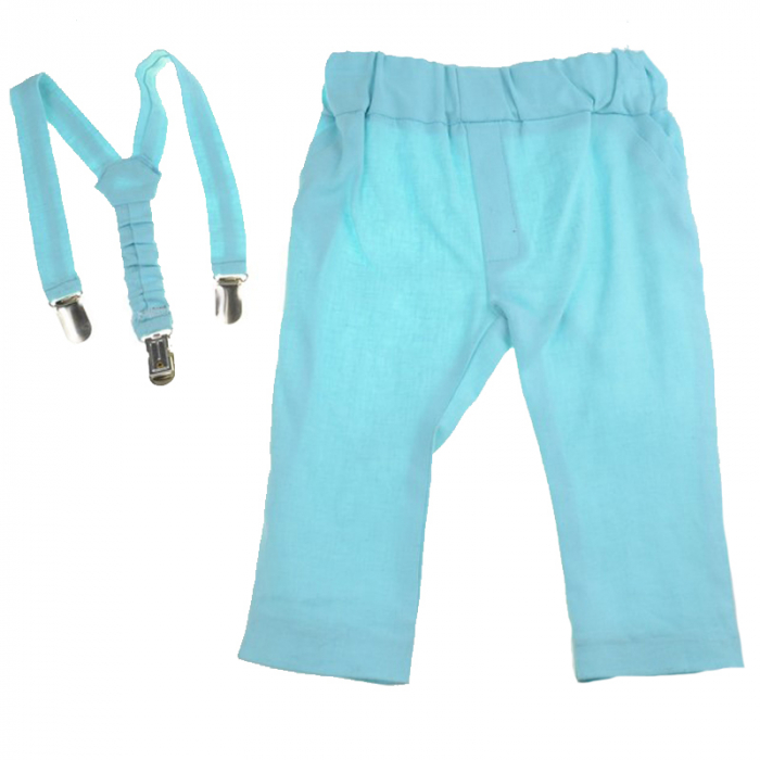 Costum de botez 6 piese pentru baieti Mini Junior CEB-43 [3]