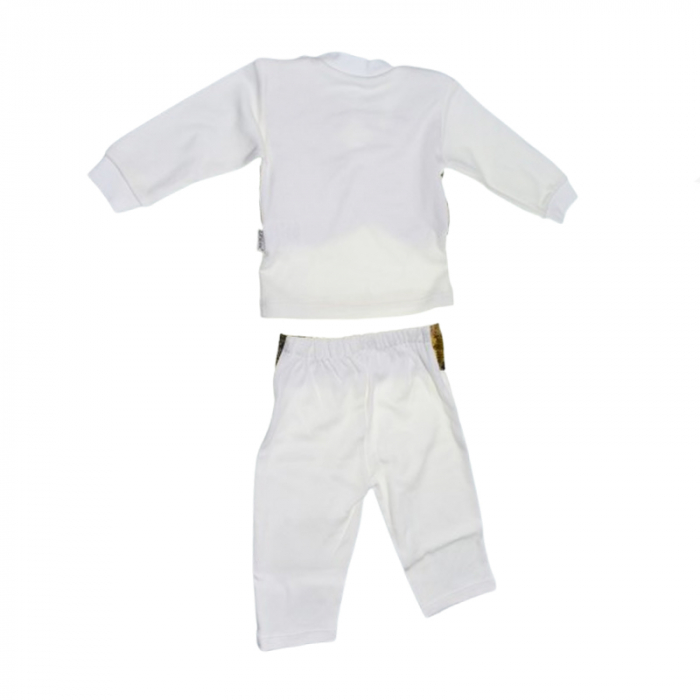 Costum din 4 piese pentru baieti Mini Junior SET-4464, Alb [5]