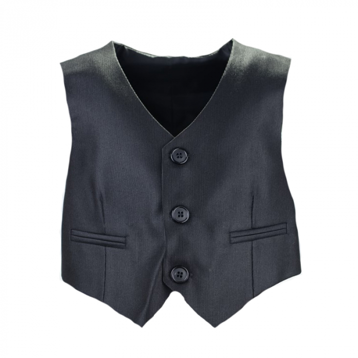 Costum elegant 3 piese pentru baieti Janke CEB-01-80-cm, Negru [5]