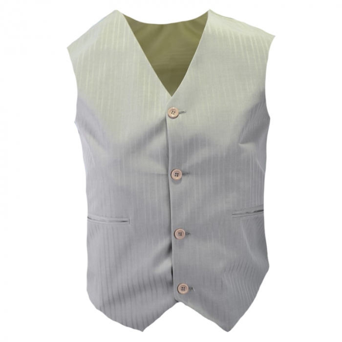 Costum elegant 3 piese pentru baieti LA Kids 1070-2-152-158-cm, Crem [3]
