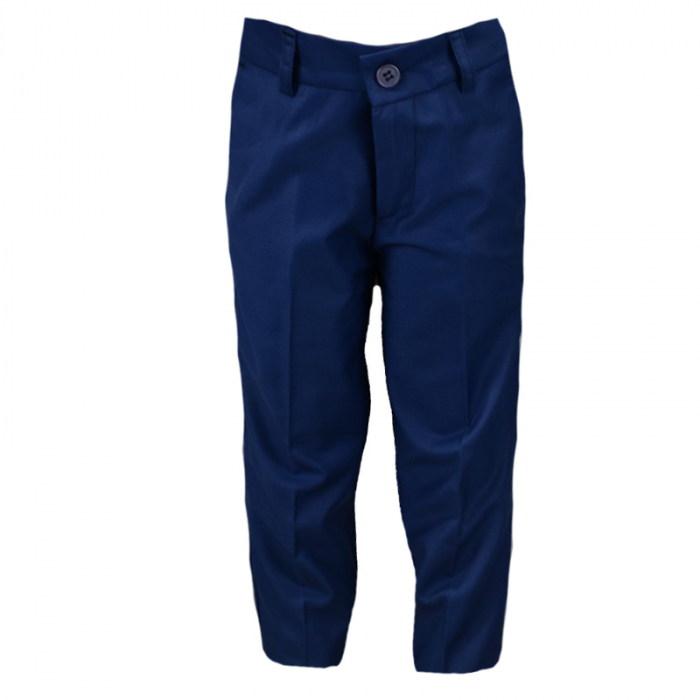 Costum elegant 3 piese pentru baieti LA Kids 1620-1-110-cm, Bleumarin [4]