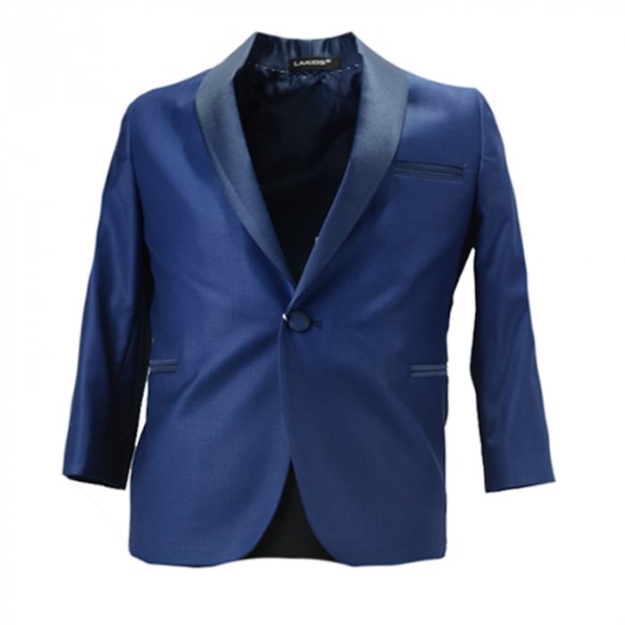 Costum elegant 3 piese pentru baieti LA Kids 1620-1-110-cm, Bleumarin [3]