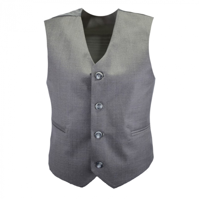 Costum elegant 3 piese pentru baieti LA Kids 25-CC-116-122-cm, Gri [2]