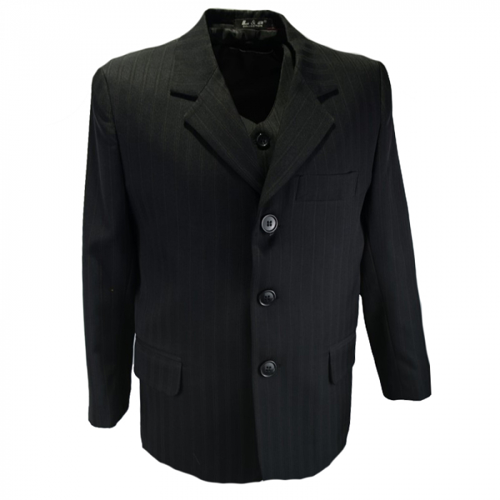 Costum elegant 3 piese pentru baieti LA Kids CE-16-116-122-cm, Negru [2]