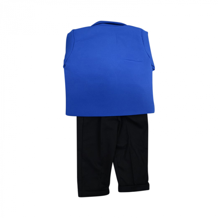 Costum elegant 5 piese pentru baieti Andreeatex CSS-5673-68, Albastru [2]