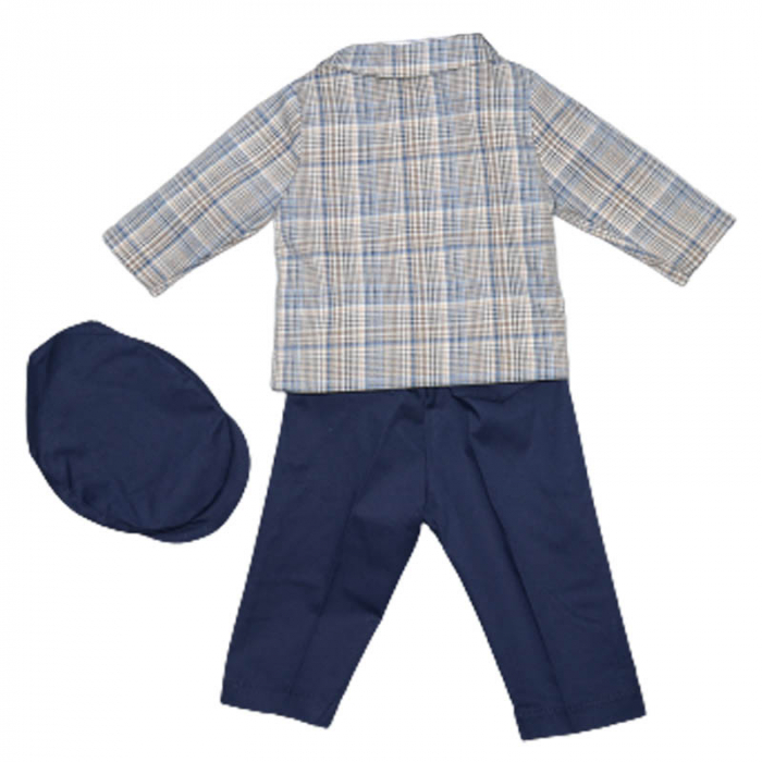 Costum elegant 5 piese pentru baieti Christopher Baby Club 6918-B, Bleumarin [2]