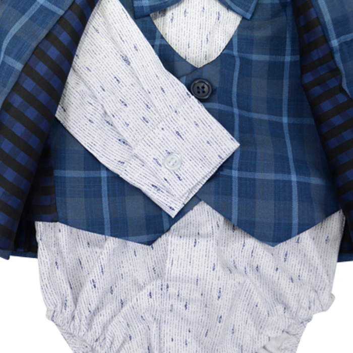 Costum elegant 5 piese pentru baieti Micul Vip CEPB-124, Bleumarin [3]