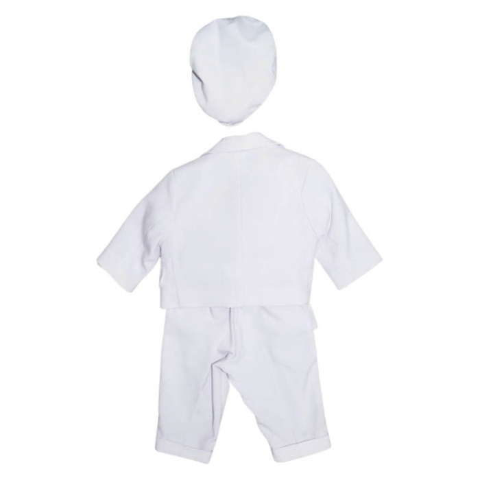 Costum elegant din 6 piese pentru baieti Mini Junior 030323, Alb [2]
